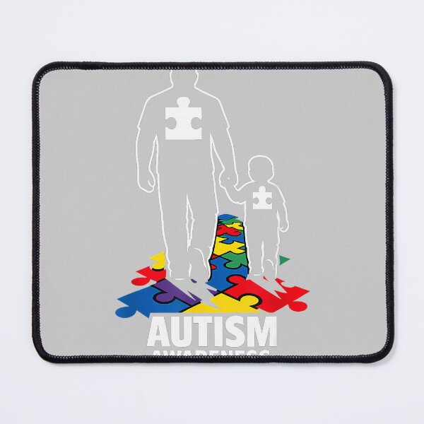 Item preview, Autism Dad Walking Together Puzzle designed and sold by KathieFaugh.