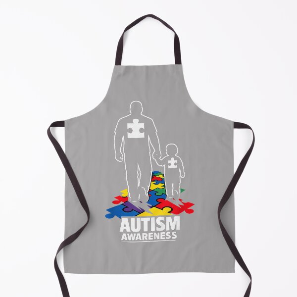 Item preview, Autism Dad Walking Together Puzzle designed and sold by KathieFaugh.