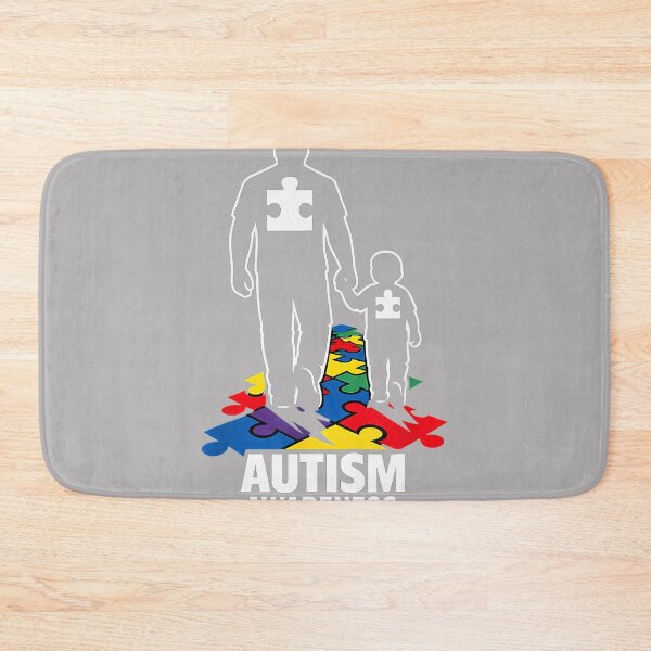 Item preview, Autism Dad Walking Together Puzzle designed and sold by KathieFaugh.