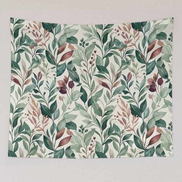 Item preview, Elegant Watercolor Botanical Leaf Pattern designed and sold by zenjiinspired.
