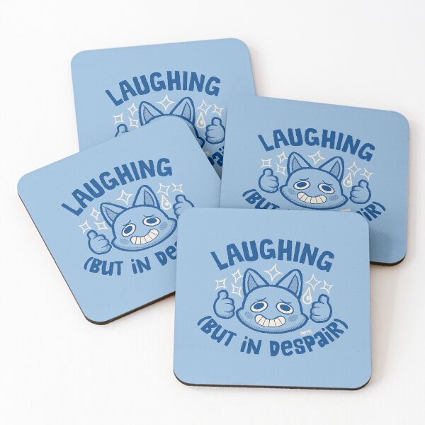 Item preview, Laughing (But in Despair)  designed and sold by World Domination For Cats ®.