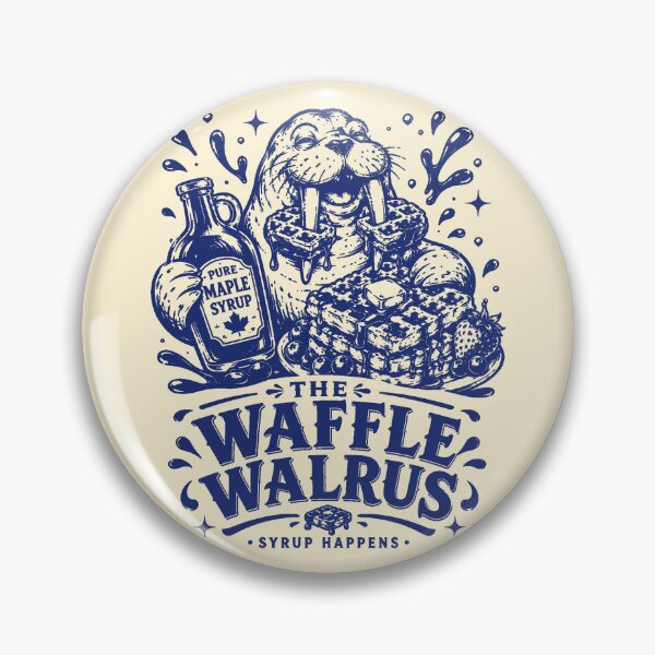Item preview, The Waffle Walrus Syrup Happens designed and sold by 89shirts.