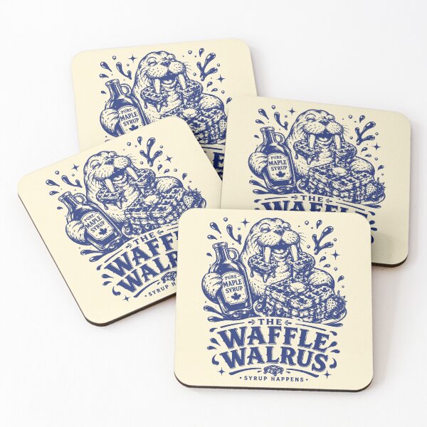 Item preview, The Waffle Walrus Syrup Happens designed and sold by 89shirts.