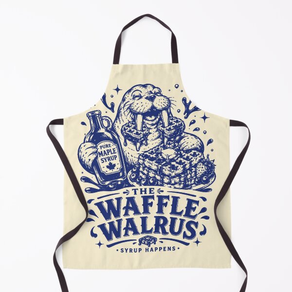 Item preview, The Waffle Walrus Syrup Happens designed and sold by 89shirts.