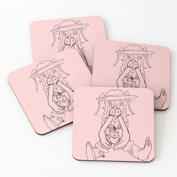 Item preview, Sacred heart and girl designed and sold by Mestiza Bruja Studio.