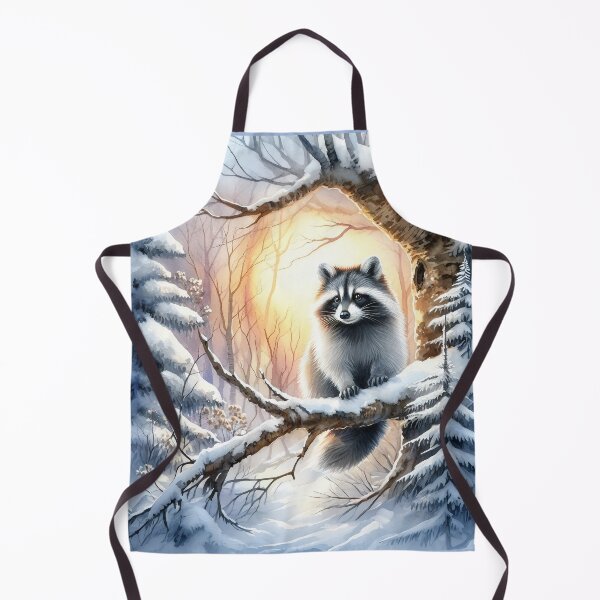 Item preview, Raccoon in Winter Wonderland designed and sold by SalonOfArt.