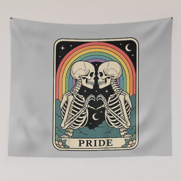 Item preview, LGBT Tarot Card LGBTQ Skeleton Lesbian Queer Ally Gay Pride designed and sold by mjohnson9.