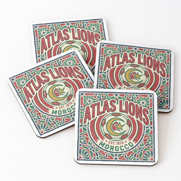 Item preview, Atlas Lions Morocco Football designed and sold by Fankickstore.