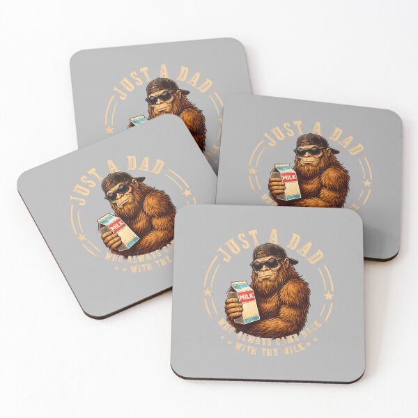 Item preview, Funny Bigfoot Just A Dad Who Always Came Back with The Milk designed and sold by ArleneRowe.