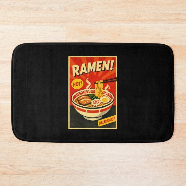 Item preview, Retro Ramen Bowl Poster With Vintage Japanese Food Market Style designed and sold by eliramaison.