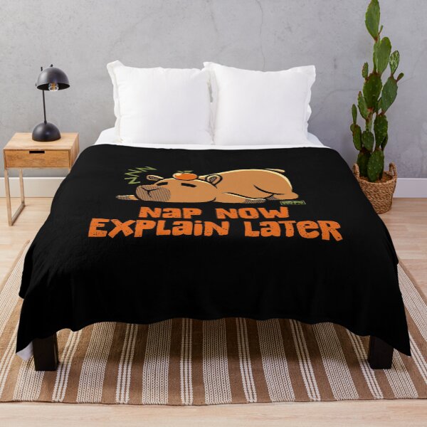 Item preview, Nap Now, Explain Later designed and sold by World Domination For Cats ®.