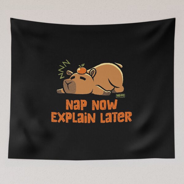 Item preview, Nap Now, Explain Later designed and sold by World Domination For Cats ®.