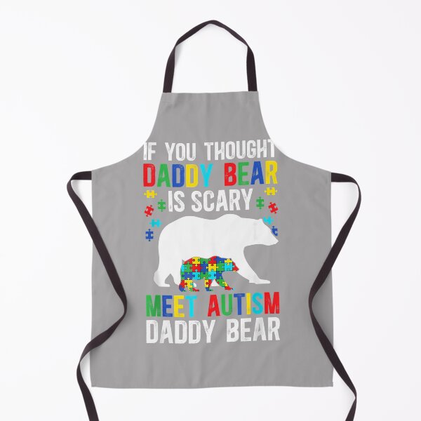 Item preview, Autism Daddy Bear Proud Autism Dad Autism Awareness for Dad designed and sold by KathieFaugh.