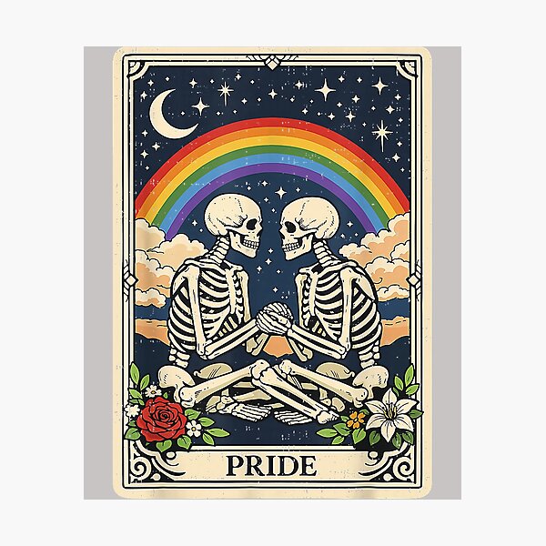 Item preview, LGBT Tarot Skeleton Gay Pride LGBTQ Equal Rights Transgender designed and sold by mjohnson9.