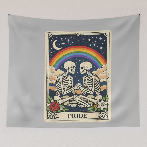 Item preview, LGBT Tarot Skeleton Gay Pride LGBTQ Equal Rights Transgender designed and sold by mjohnson9.