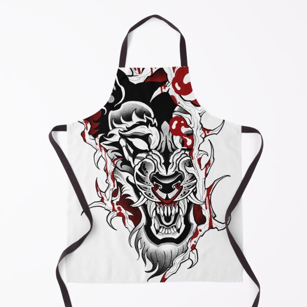 Item preview, Wolf dark art nouveau designed and sold by 7Delamancha.