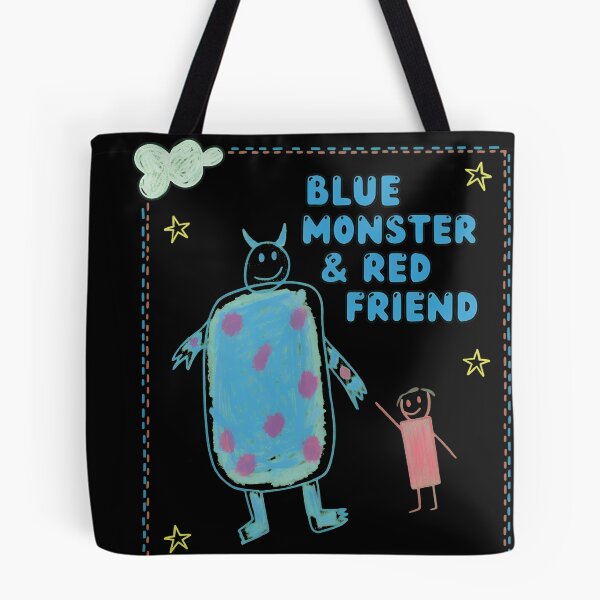 Item preview, Child's Drawing Monster Friend Holding Hand designed and sold by Prof4Artist.