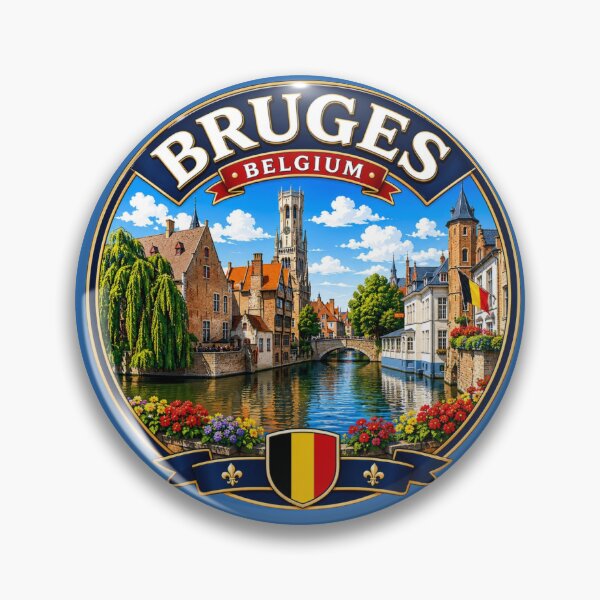 Item preview, Bruges, Belgium - Medieval Canal City designed and sold by Myra365Art.