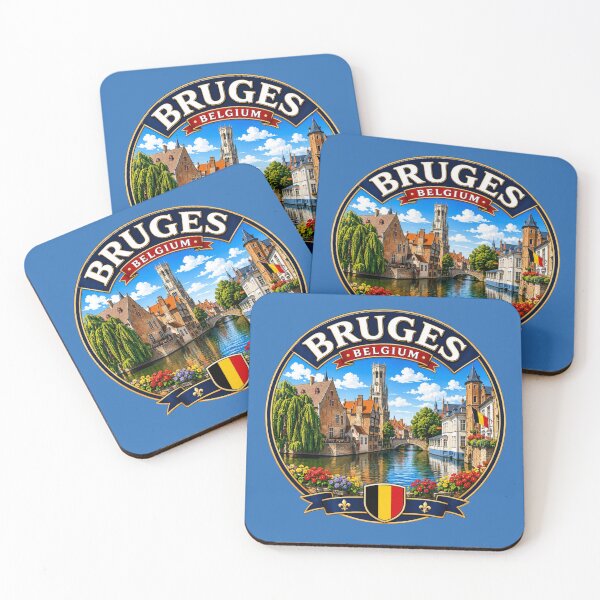 Item preview, Bruges, Belgium - Medieval Canal City designed and sold by Myra365Art.
