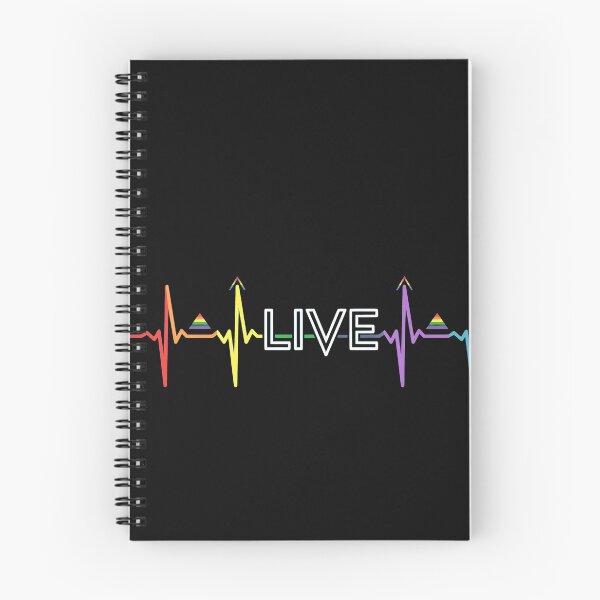 Aperçu de l'œuvre Arc-en-ciel Battement de Cœur Fierté Dessin au trait minimaliste créée et vendue par Prof4Artist.