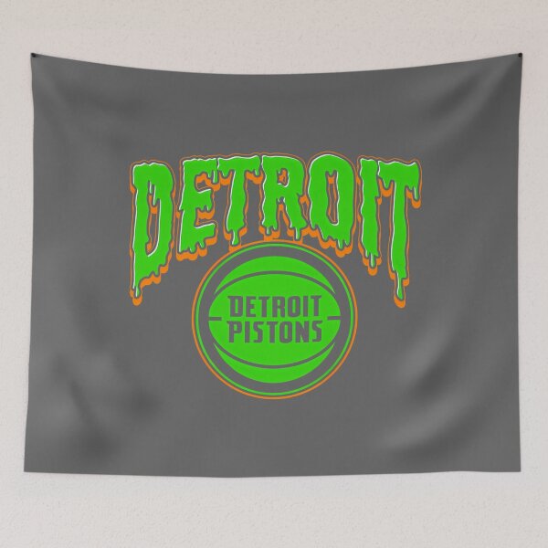 Item preview, NBA Detroit Pistons Halloween Scary Logo Comfort Colors designed and sold by KristineLi.