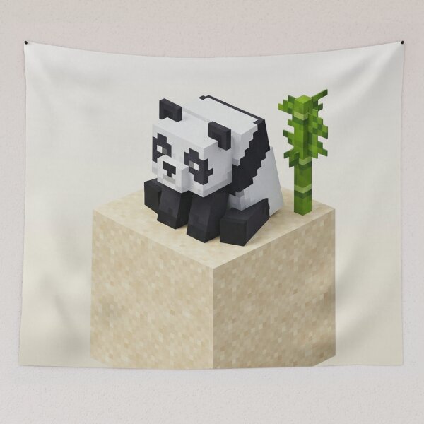 Item preview, Panda Block Buddy designed and sold by LyssasMindArt.