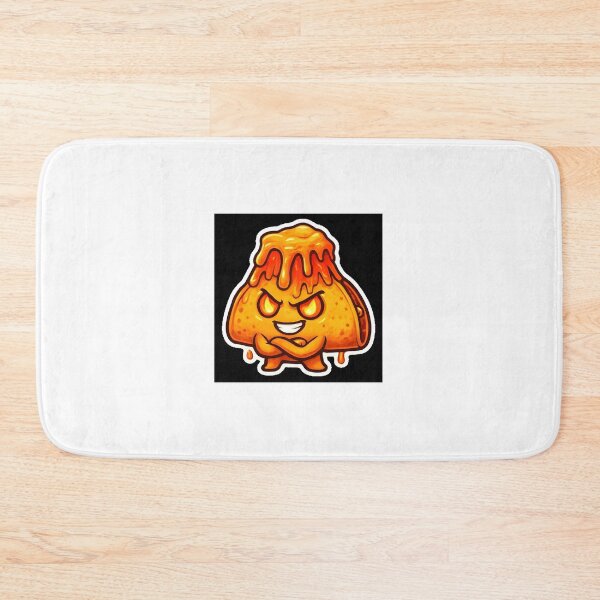 Item preview, Volcano Taco Boss Kawaii Spicy Food Mascot designed and sold by SmartyWonders.