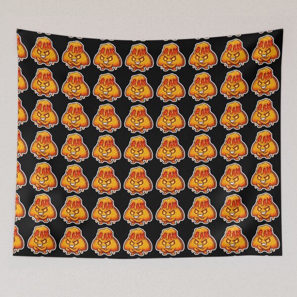 Item preview, Volcano Taco Boss Kawaii Spicy Food Mascot designed and sold by SmartyWonders.