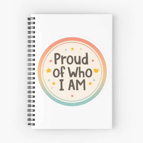 Item preview, Proud Of Who I Am LGBTQ Pride Inspirational Rainbow Design designed and sold by Pride_Prints.