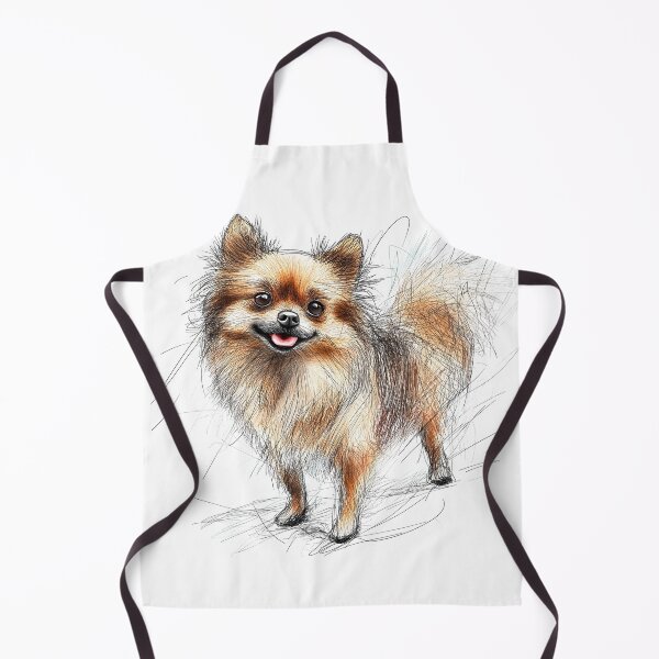 Item preview, Pomeranian Doggie Illustration designed and sold by Roxane Bay.