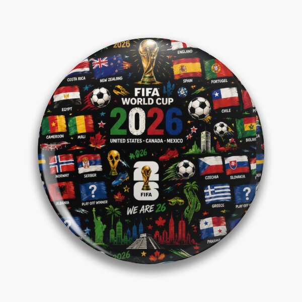 Item preview, 2026 World Soccer Nations Pattern | Global Football Flags Design designed and sold by piketo.