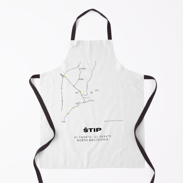 Item preview, Štip North Macedonia Minimalist City Map Art Print designed and sold by RM-Journey.