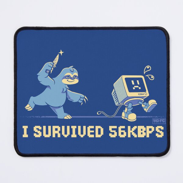 Item preview, I Survived 56 kbps designed and sold by World Domination For Cats ®.