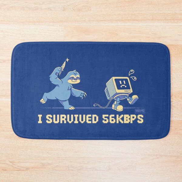 Item preview, I Survived 56 kbps designed and sold by World Domination For Cats ®.