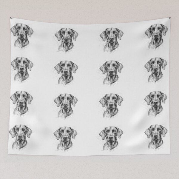Item preview, Great Dane Doggie Illustration designed and sold by Roxane Bay.