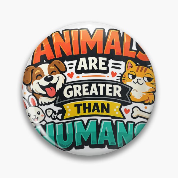 Item preview, Women's Animals are Greater Than Humans pet Lovers V-Neck T-Shirt designed and sold by ‘Nothing Scares Me’ Store.