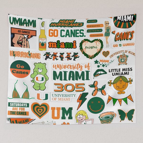 Item preview, University of Miami designed and sold by giannaaaaa-.