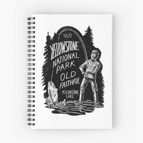 Item preview, Yellowstone National Park Fisherman  designed and sold by John Morris Illustration.