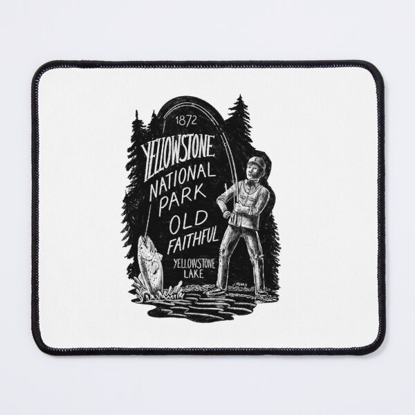 Item preview, Yellowstone National Park Fisherman designed and sold by John Morris Illustration.