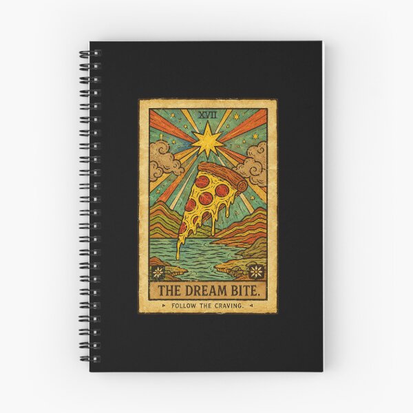 Item preview, Mystical Pizza Tarot Card Vintage Food Humor designed and sold by ferminhays.
