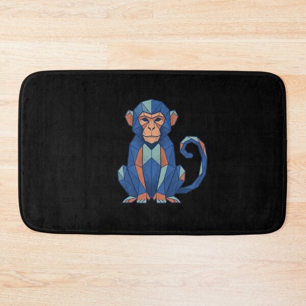 Item preview, Symmetrical Blue Ape – Sacred Geometry Sticker for Technology Fans designed and sold by bsbd-action.