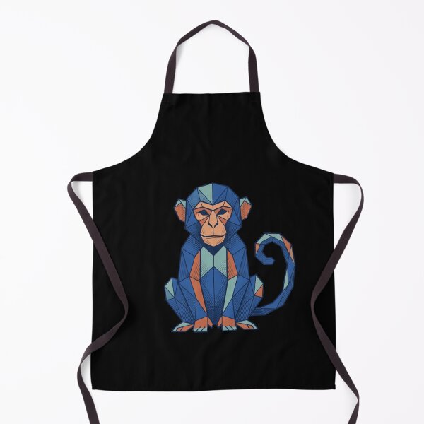 Item preview, Symmetrical Blue Ape – Sacred Geometry Sticker for Technology Fans designed and sold by bsbd-action.