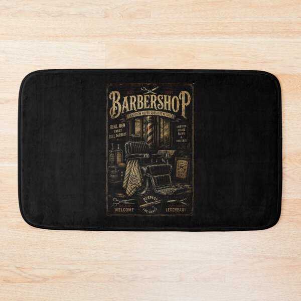 Item preview, Vintage Barbershop Chair Poster With Classic Grooming Heritage designed and sold by Modaozushi216.