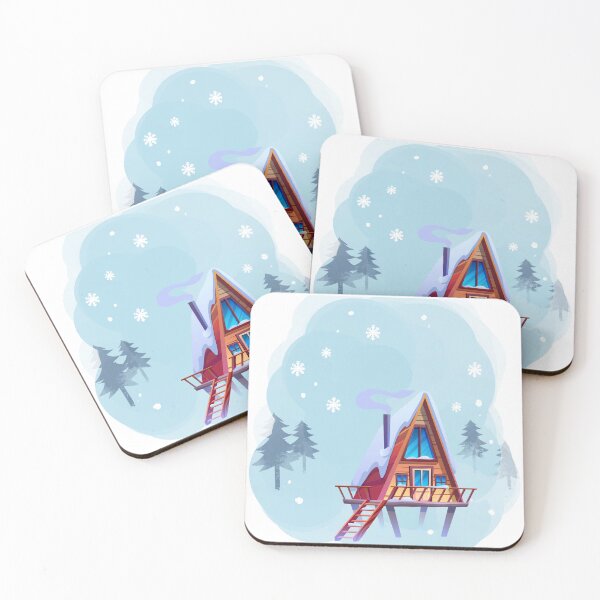 Item preview, Magical Winter Snow Cabin Retreat designed and sold by Lans3065.