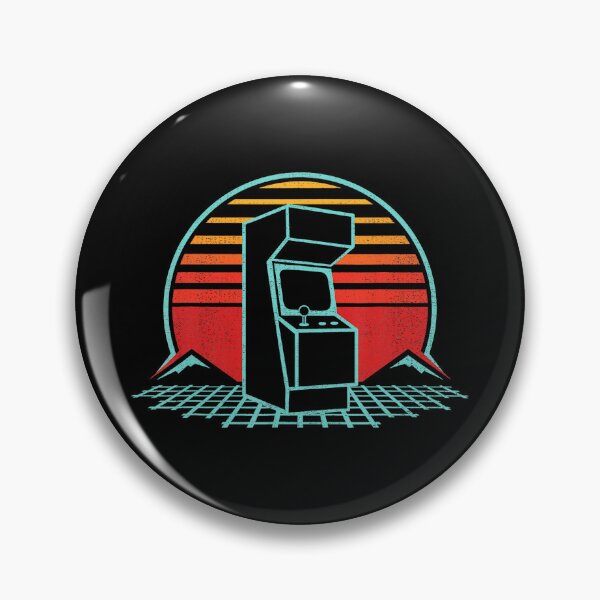 Item preview, Retro Arcade Cabinet Under Neon Sunset Vintage Gaming Vibes designed and sold by FGTV2021.