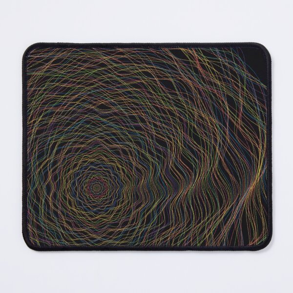 Item preview, Vortex Rainbow Spiral Generative Abstract Art Print designed and sold by VeluxCreative.