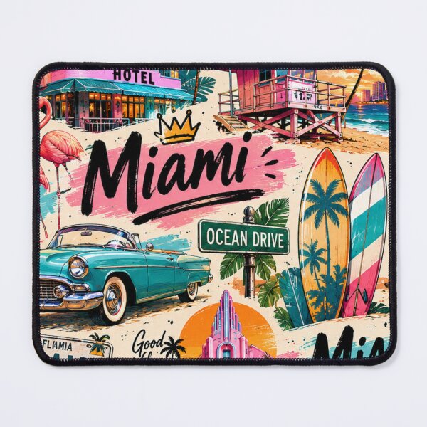 Item preview, Great Miami Beach Tropical Sunset Pattern designed and sold by piketo.