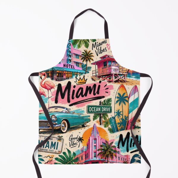 Item preview, Great Miami Beach Tropical Sunset Pattern designed and sold by piketo.