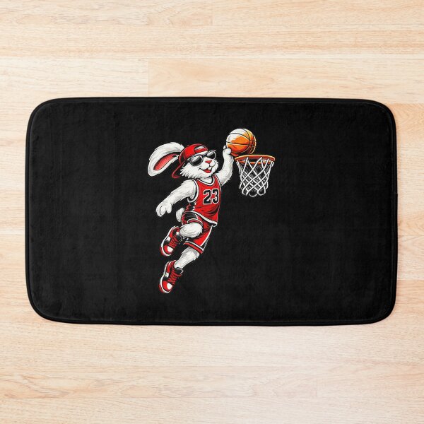 Item preview, Funny Basketball Bunny Dunking Rabbit Easter Sports Cartoon designed and sold by allistermariam.