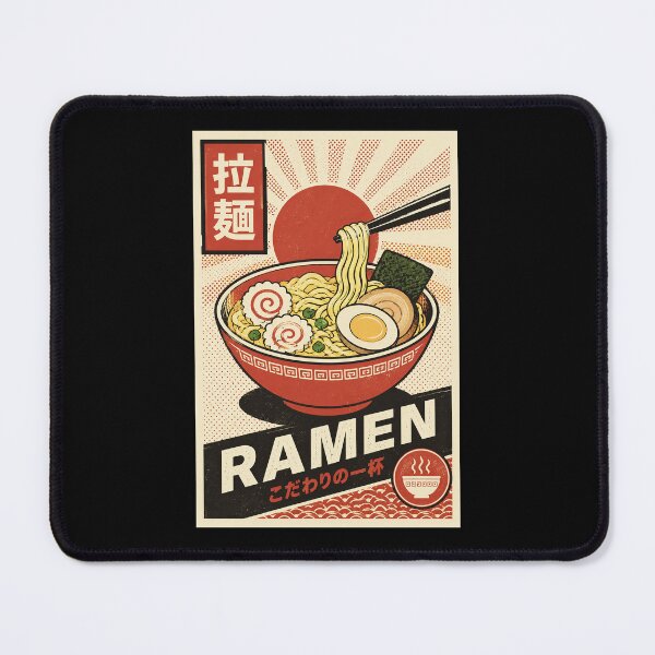 Item preview, Retro Ramen Bowl Japanese Food Poster Style designed and sold by ferminhays.